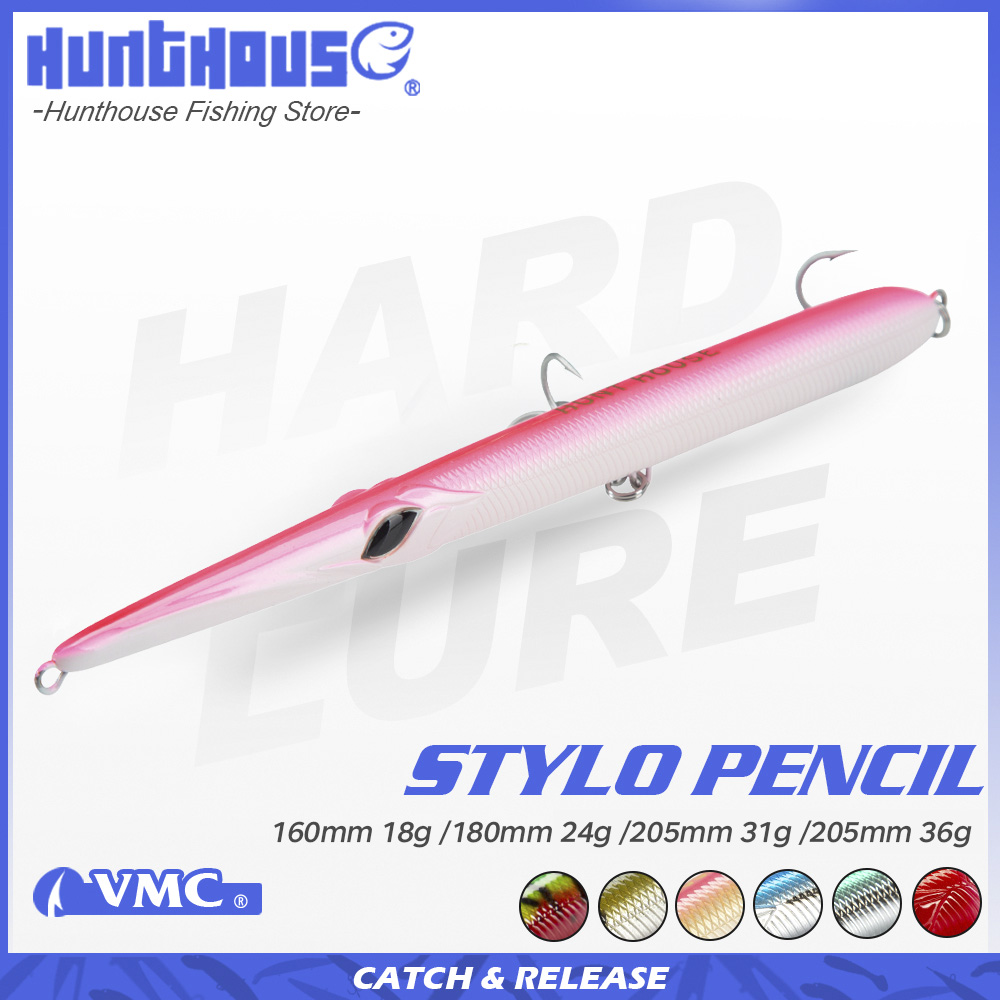 Fishing Lure Spoon - 헌트하우스 스타일로 160/180/205mm 18/24/31/36g 스피닝 루어