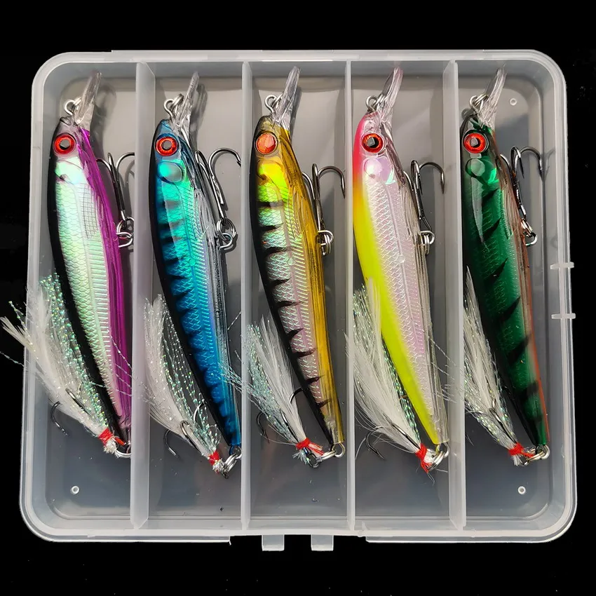 Fishing Lure Box - 레이저 3D 눈 생체 공학 미노우