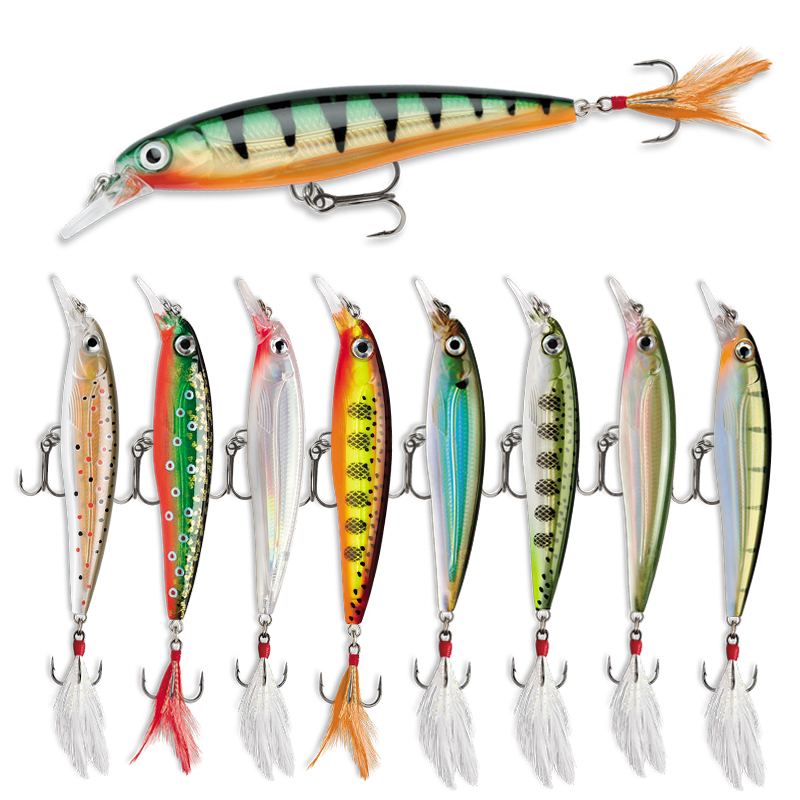 Fishing Lure Jerkbait - 플로팅 미노우 낚시는 민물 송어를 위한