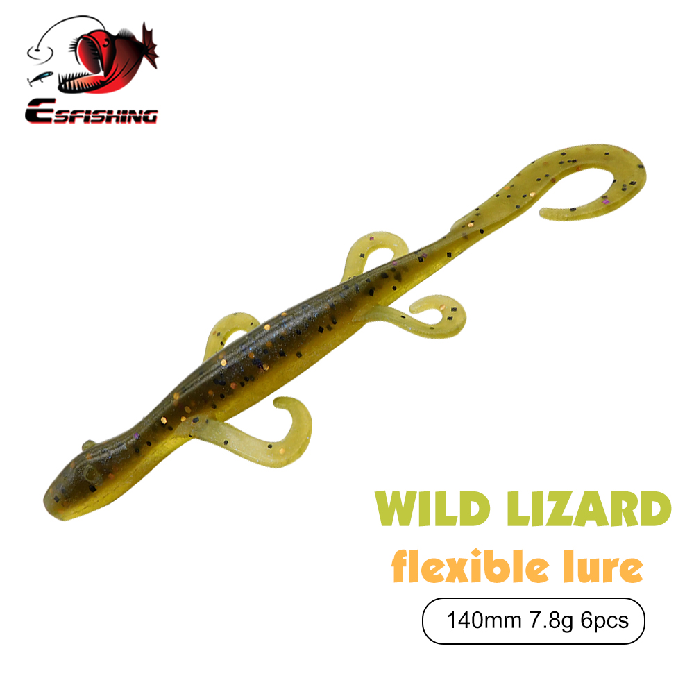 Fishing Lure Spinnerbait - ESFISHING 낚시 루어 와일드 리자드 140mm