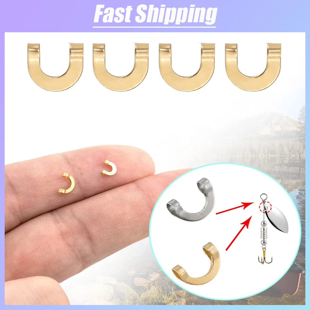 Fishing Lure Spinner - 낚시 U자형 고정 클립, 스테인레스 스틸