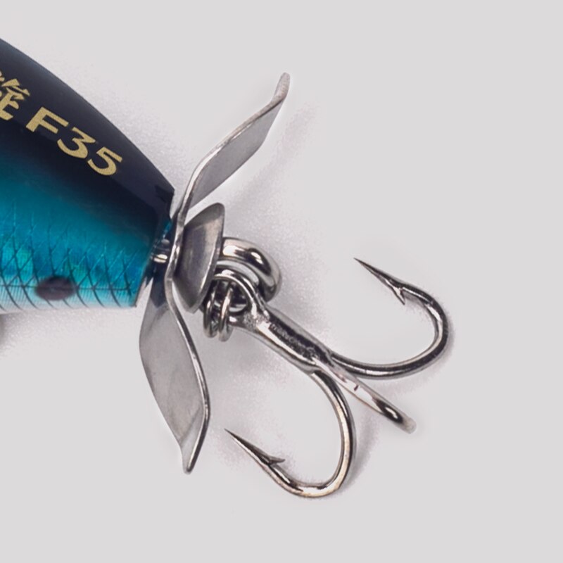 킹덤 프로펠러 탑워터 포퍼 낚시 루어 워블러, 송어 파 - Fishing Lure Popper 리뷰 및 가격