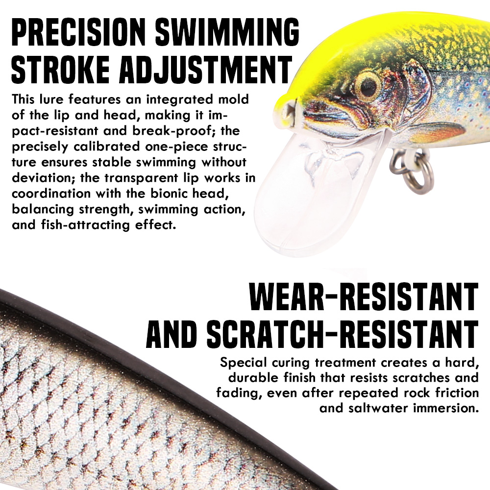 B&U 낚시 루어 싱킹 미노우, 3D 실물 같은 롱 캐 - Fishing Lure Spinnerbait 리뷰 및 가격