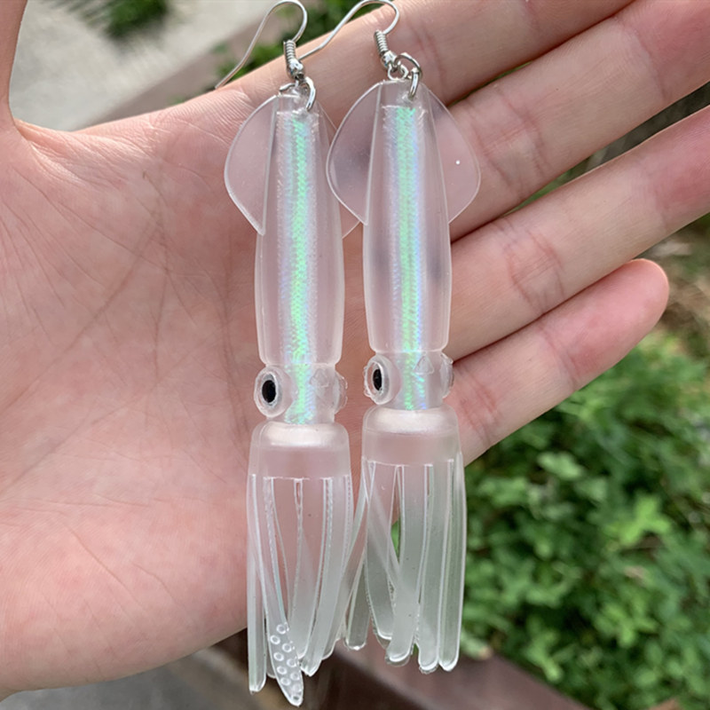 야광운/컬러 튜브 오징어 소프트 루어 낚시 장비 생체  - Fishing Lure Soft Plastic 리뷰 및 가격