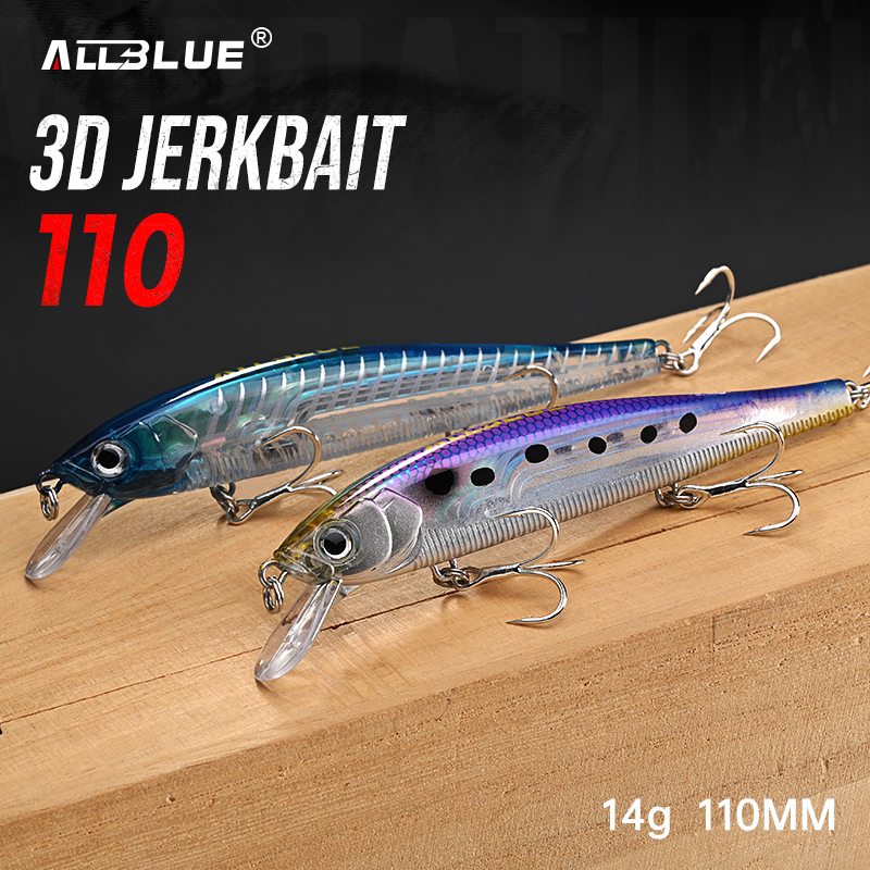 올블루 3D 저크베이트 워블러 낚시 루어 110mm 1 - Fishing Lure Jerkbait 리뷰 및 가격