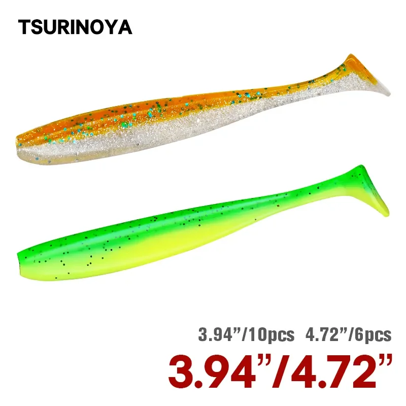 TSURINOYA 새로운 크기 100mm 120mm T - Fishing Lure Soft Plastic 리뷰 및 가격