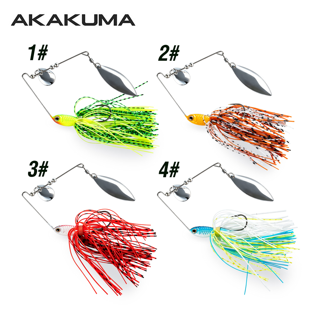4개입 18g 스피너베이트 낚시 루어 더블 블레이드 위 - Fishing Lure Blade Bait 리뷰 및 가격