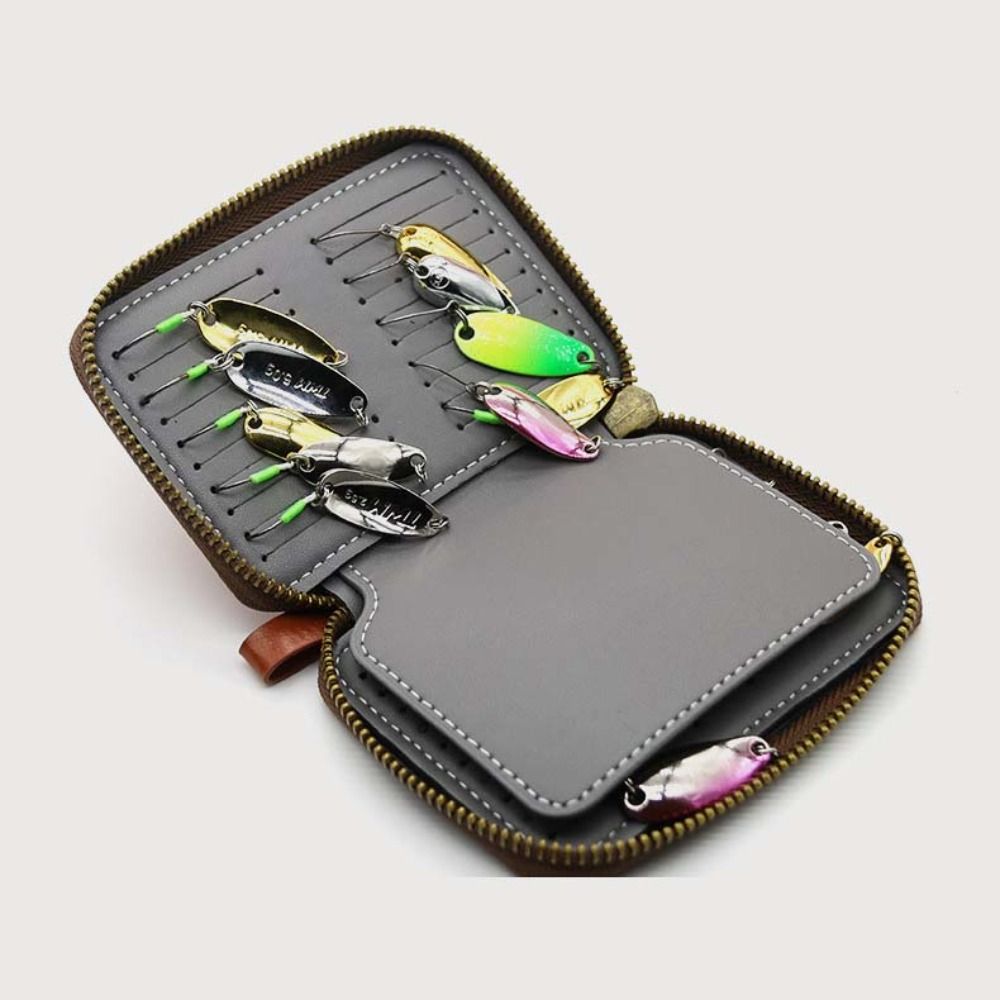 PU 가죽 루어 지갑 가방 루어 보관 운반 케이스 지그 - Fishing Lure Spinner 리뷰 및 가격