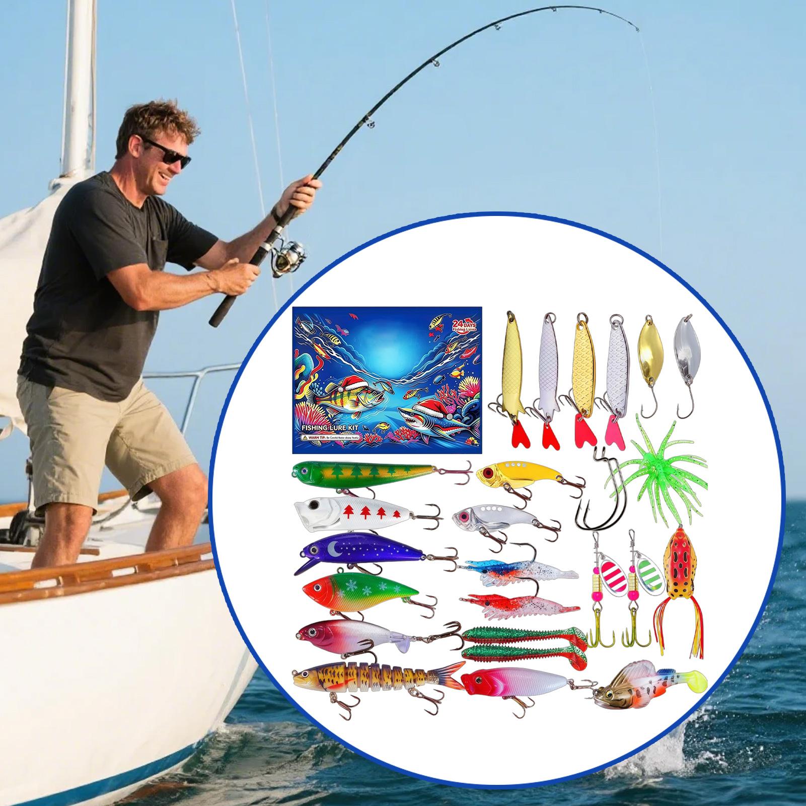 2026년 크리스마스 카운트다운 캘린더 24일 낚시 루 - Fishing Lure Kit 리뷰 및 가격