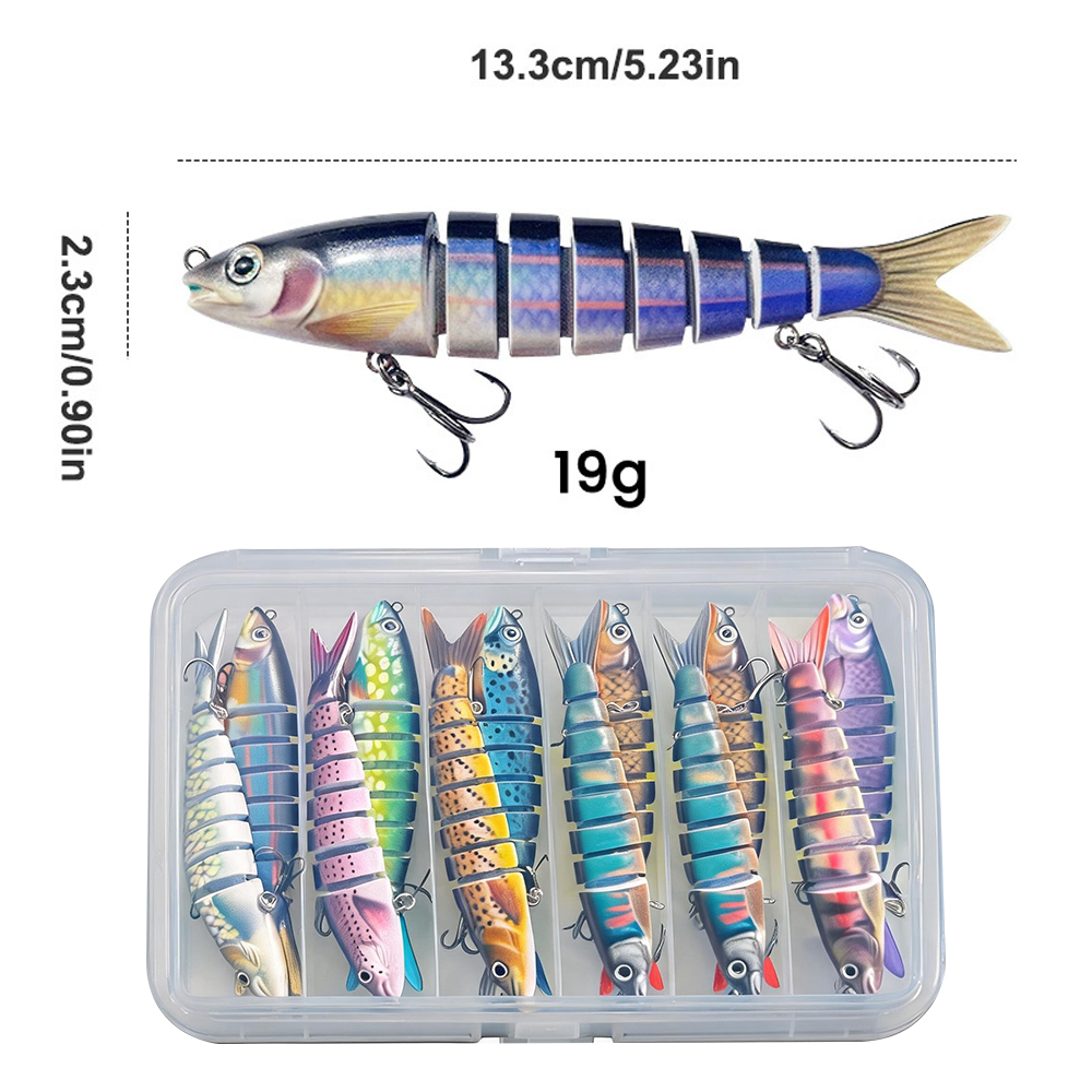 10개입 배스 송어용 멀티 조인트 스윔베이트 슬로우 싱 - Fishing Lure Popper 리뷰 및 가격