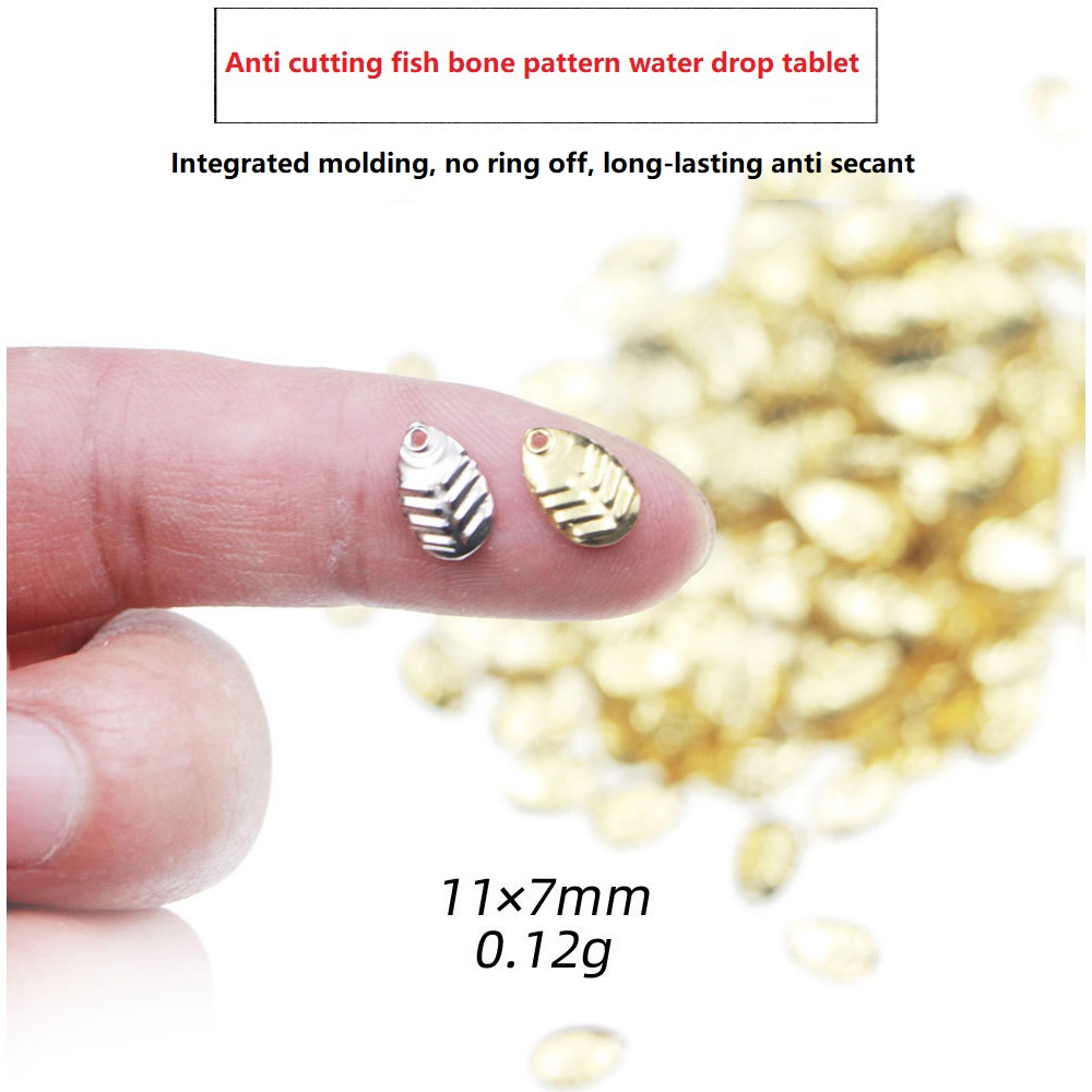 50 개/몫 DIY 낚시 스피너 스팽글 링 미끼 미끼  - Fishing Lure Spoon 리뷰 및 가격