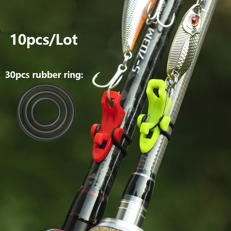 1-10pcs 낚싯대 폴 훅 키퍼 루어 베이트 홀더 루 - Fishing Lure Jig 리뷰 및 가격