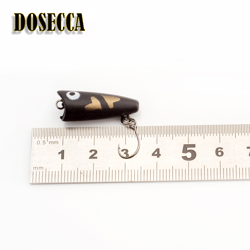 1PCS 2.5cm 1.5g 탑워터 미끼 미니 포퍼 미 - Fishing Lure Popper 리뷰 및 가격