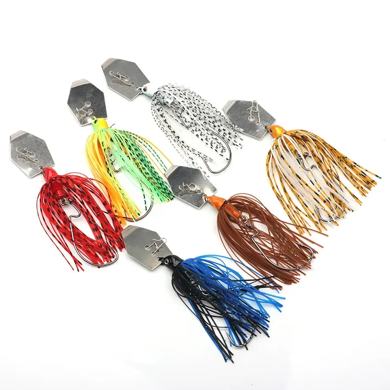 6 개/대 Chatterbait 낚시 미끼 키트 스피너 - Fishing Lure Buzzbait 리뷰 및 가격