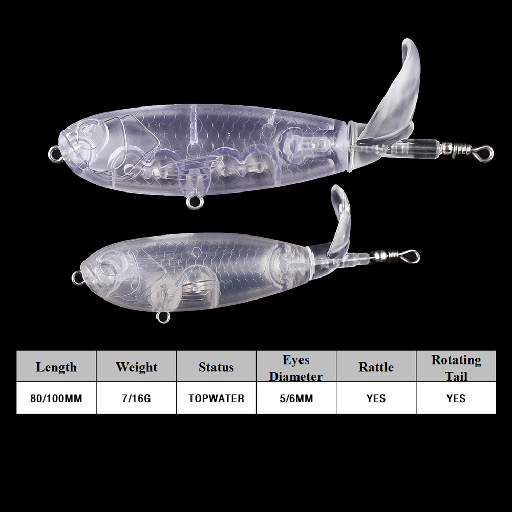 Chan'sHuang 미도색 블랭크 미끼, 탑워터 딸랑 - Fishing Lure Popper 리뷰 및 가격