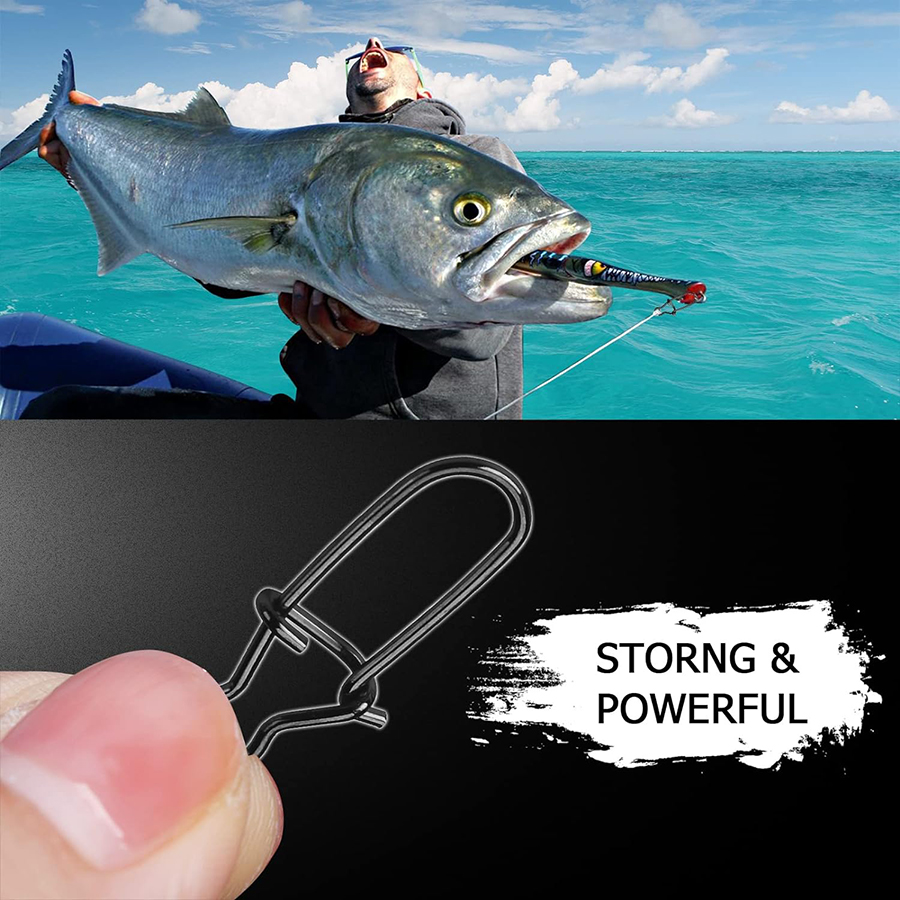 50Pcs 크랭크베이트 스냅 스테인레스 스틸 듀오 잠금 - Fishing Lure Crankbait 리뷰 및 가격