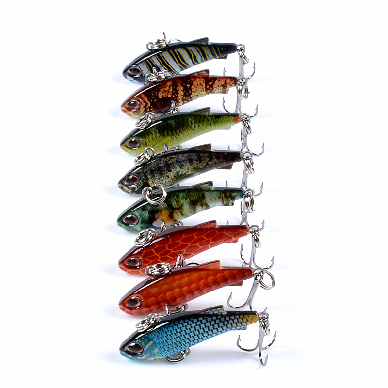 8 개 4cm 4g 미니 립리스 VIB 낚시 미끼, 크 - Fishing Lure Crankbait 리뷰 및 가격