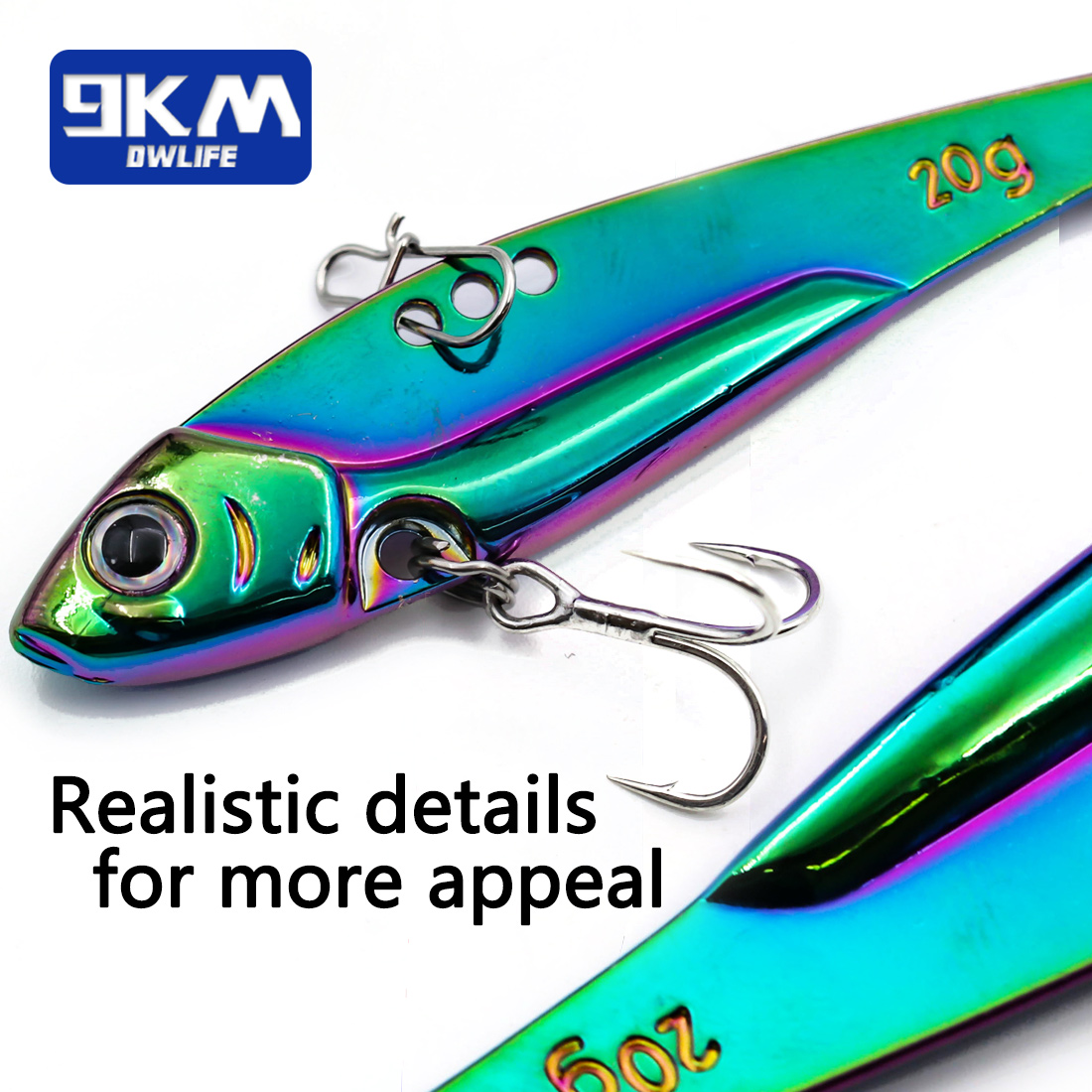 9KM 1개 메탈 블레이드 낚시 미끼 하드 VIB 크랭 - Fishing Lure Blade Bait 리뷰 및 가격