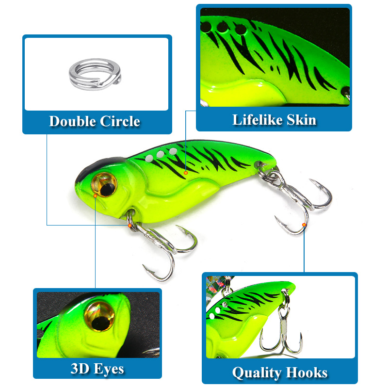 빌링스 1개입 8g 3.5cm 3D 눈매 디자인 겨울철 - Fishing Lure Blade Bait 리뷰 및 가격