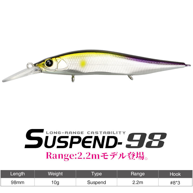 TSURINOYA 서스펜딩 미노우 저크베이트 AUROR - Fishing Lure Jerkbait 리뷰 및 가격