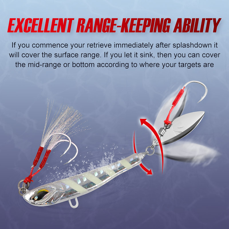 Noeby 블레이드 지그 루어 21g 28g 40g 6 - Fishing Lure Blade Bait 리뷰 및 가격