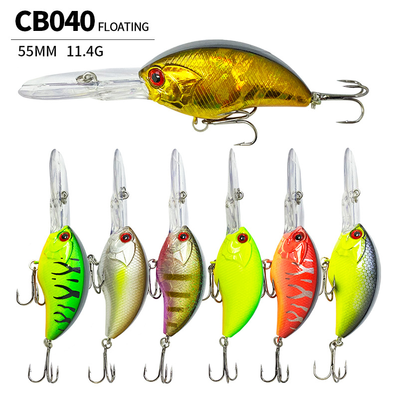 55MM 11.4G 크랭크베이트 낚시 루어 플로팅 페스 - Fishing Lure Jerkbait 리뷰 및 가격