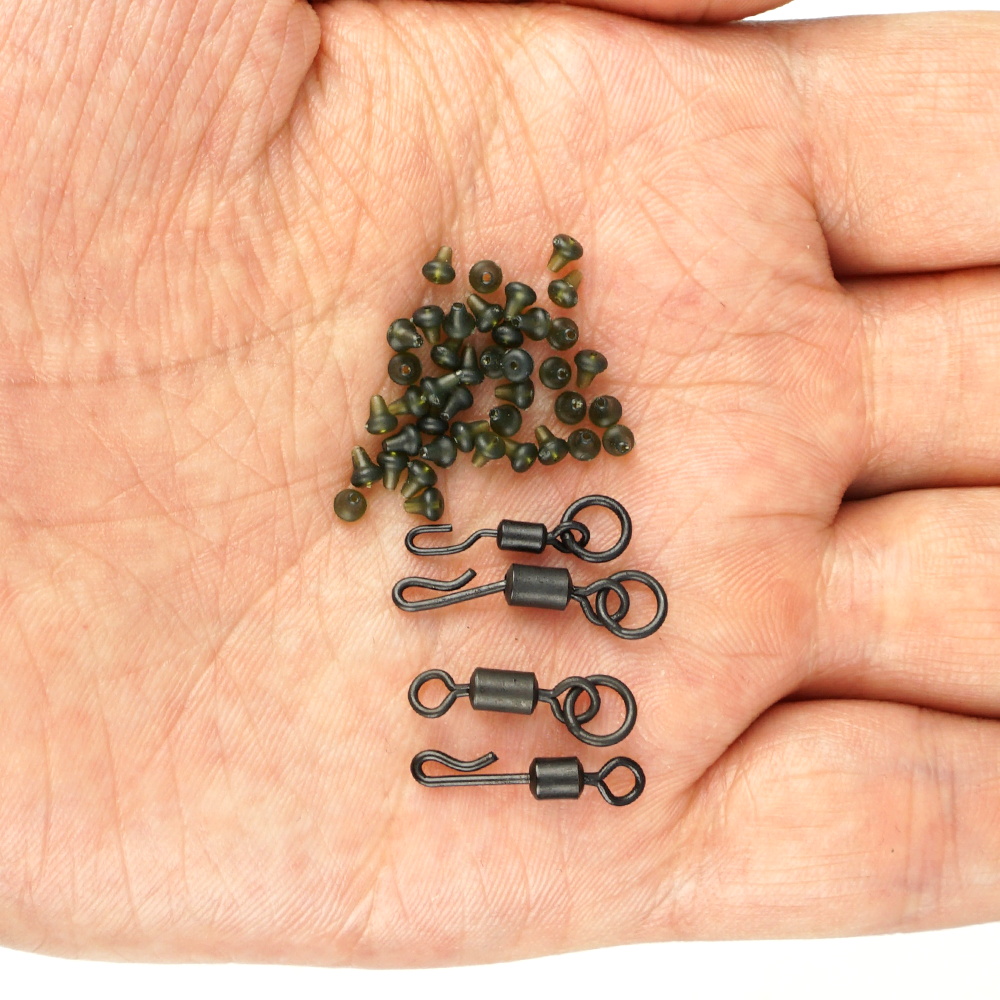히리시 70개 잉어 낚시 미끼 스크류 훅 스토퍼 고무  - Fishing Lure Spinner 리뷰 및 가격