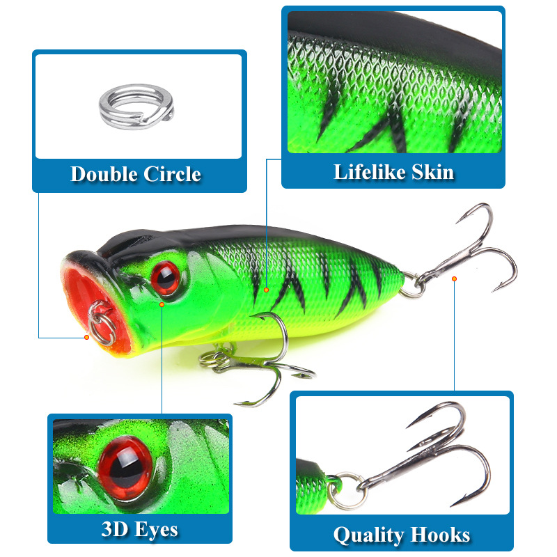 6개입 6색상（opp 봉투）/5개입 5색상（상자 포함） - Fishing Lure Jerkbait 리뷰 및 가격