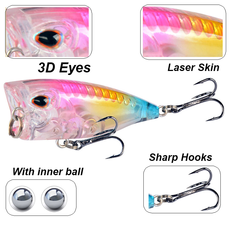 YUCONG 1PC 미니 포퍼 낚시 미끼 4cm-3.5 - Fishing Lure Popper 리뷰 및 가격