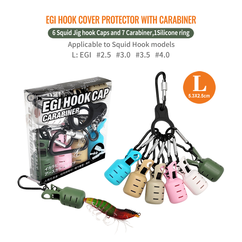 새로운 오징어 지그 미끼 보호기 키트 6pcs Webf - Fishing Lure Jig 리뷰 및 가격