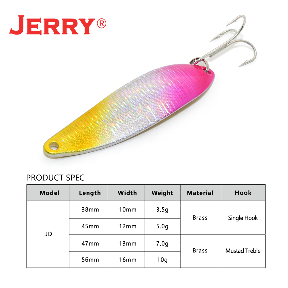 Jerry JD 인공 스푼 미끼 7g 10g 캐스팅 금 - Fishing Lure Spinnerbait 리뷰 및 가격