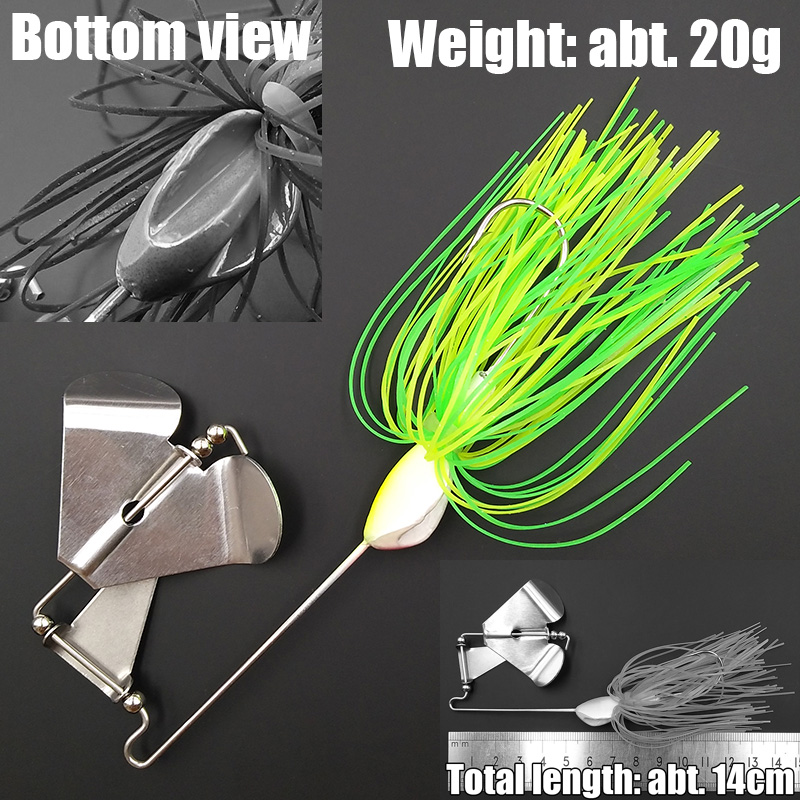 우산반 런커 스피너 베이트 하드 낚시 미끼 약 20g  - Fishing Lure Buzzbait 리뷰 및 가격