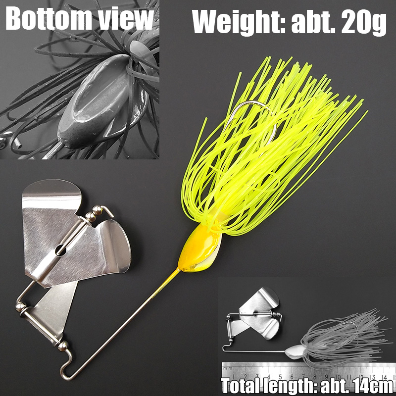 우산반 런커 스피너 베이트 하드 낚시 미끼 약 20g  - Fishing Lure Buzzbait 리뷰 및 가격