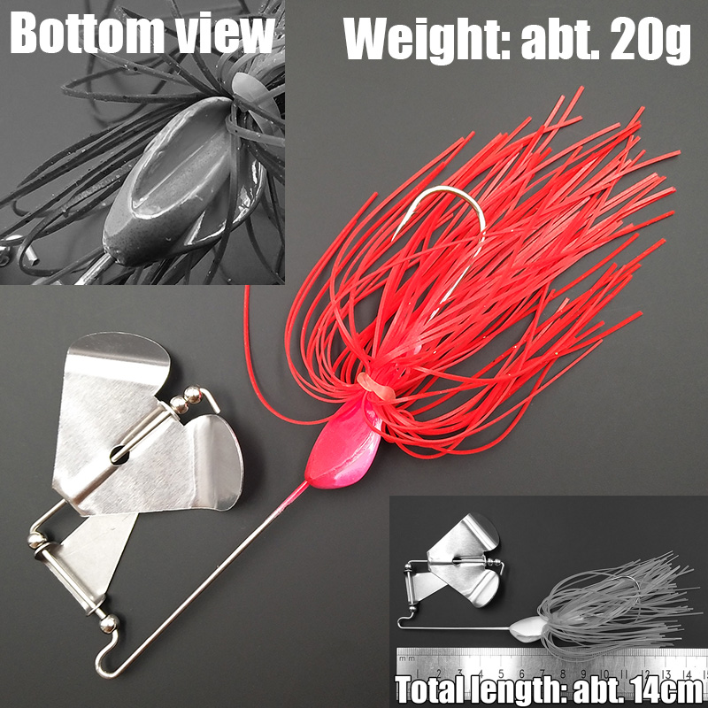 우산반 런커 스피너 베이트 하드 낚시 미끼 약 20g  - Fishing Lure Buzzbait 리뷰 및 가격