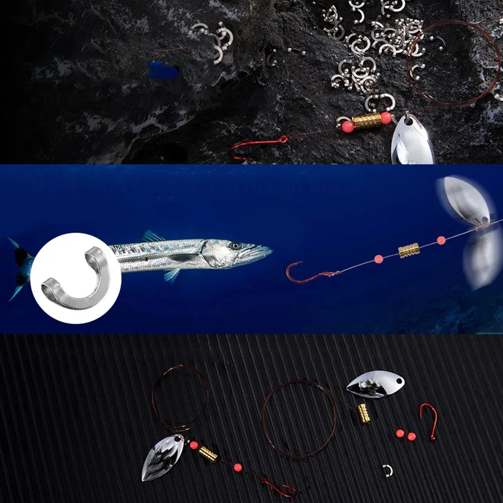 낚시 U자형 고정 클립, 스테인레스 스틸 스피너 미끼  - Fishing Lure Spinner 리뷰 및 가격