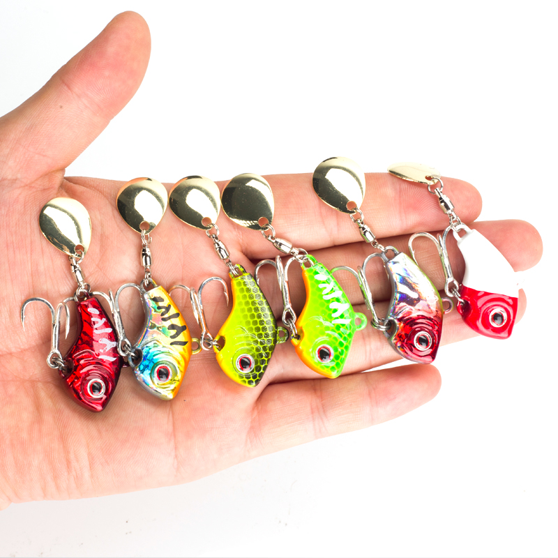 6PC 5g/7g/10g/14g/20g 회전형 메탈 바 - Fishing Lure Crankbait 리뷰 및 가격